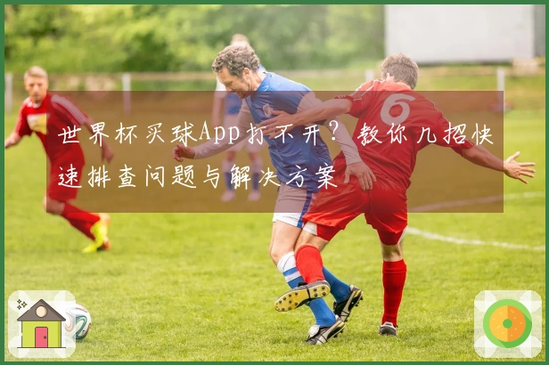 世界杯买球App打不开？教你几招快速排查问题与解决方案